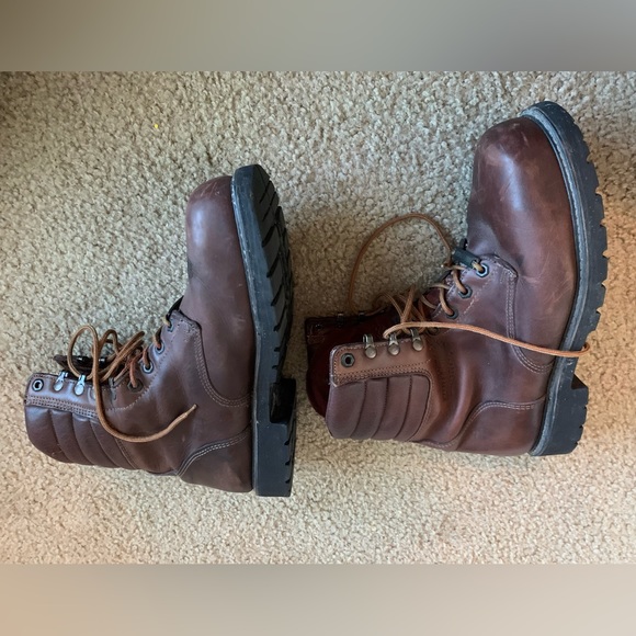 Vintage Harley Davidson Cycles Brown Men’s Boot - Picture 3 of 6